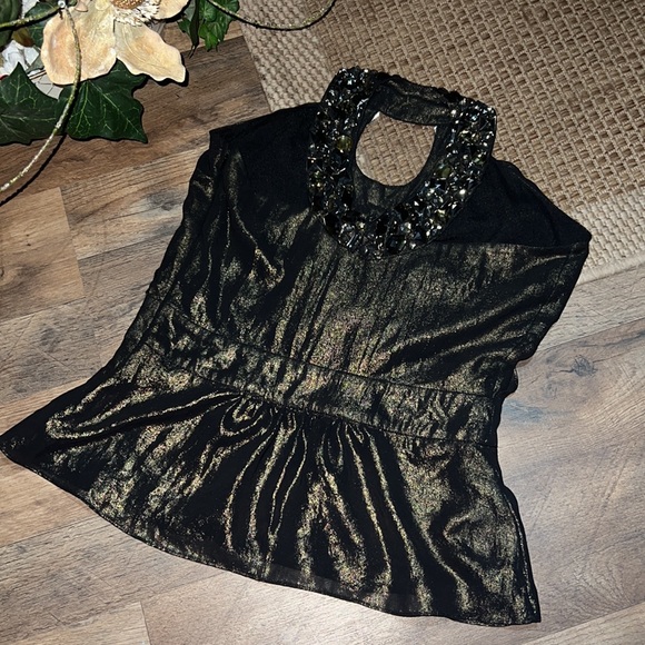 Bebe Rhinestone Halter Tops - Picture 4 of 4